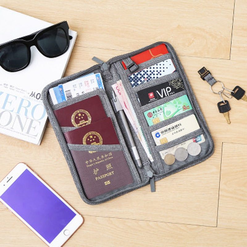 Passport and credit card holder