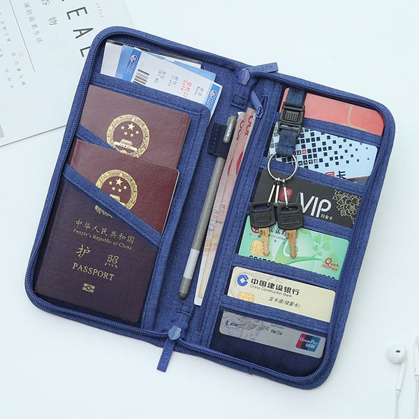 Passport and credit card holder