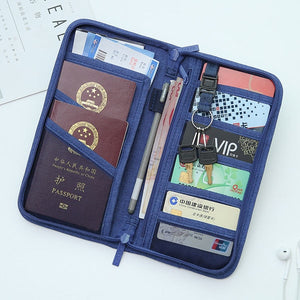 Passport and credit card holder