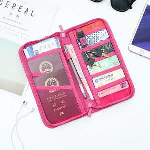 Passport and credit card holder