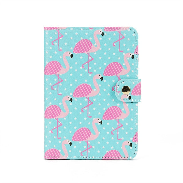 Flamingo passport cover