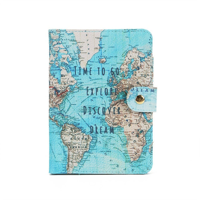 Map passport cover