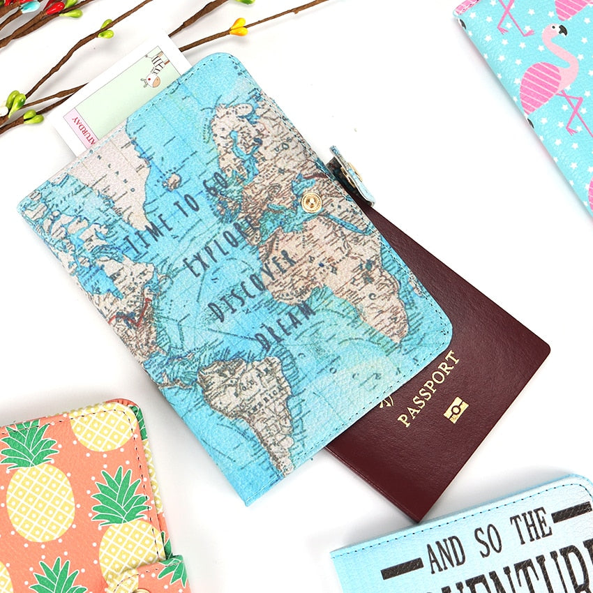 Map passport cover