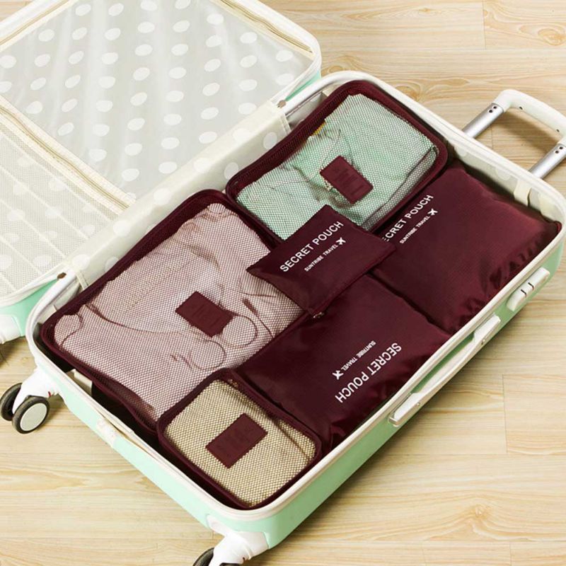 6 Piece Travel Bag Set