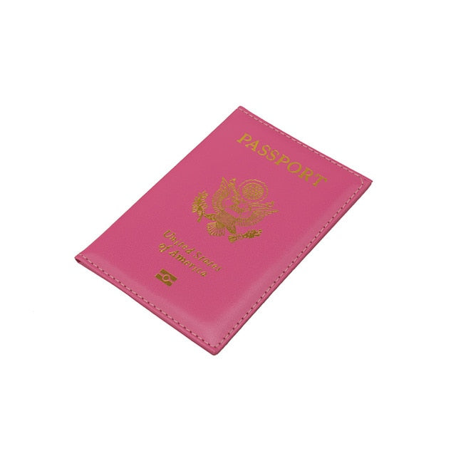 USA colourful passport covers