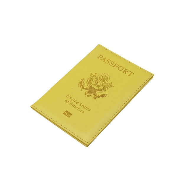 USA colourful passport covers