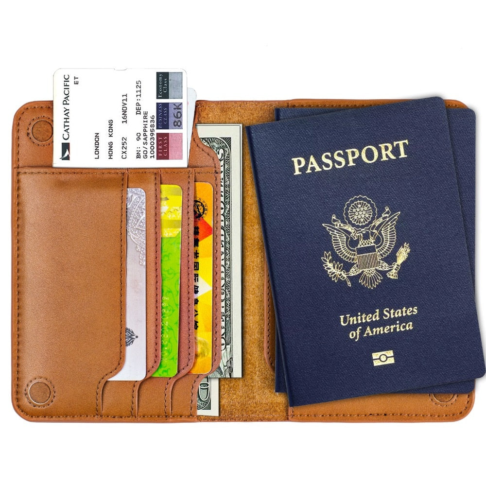 Leather Passport Holder